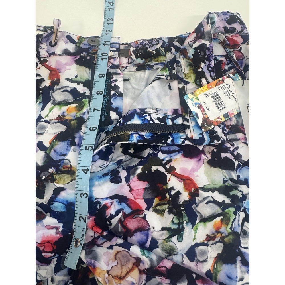 NWT Robert Graham Hughes Woven Shorts Multi Color Hybrid Board Shorts Sz 34 $158 - Picture 10 of 16